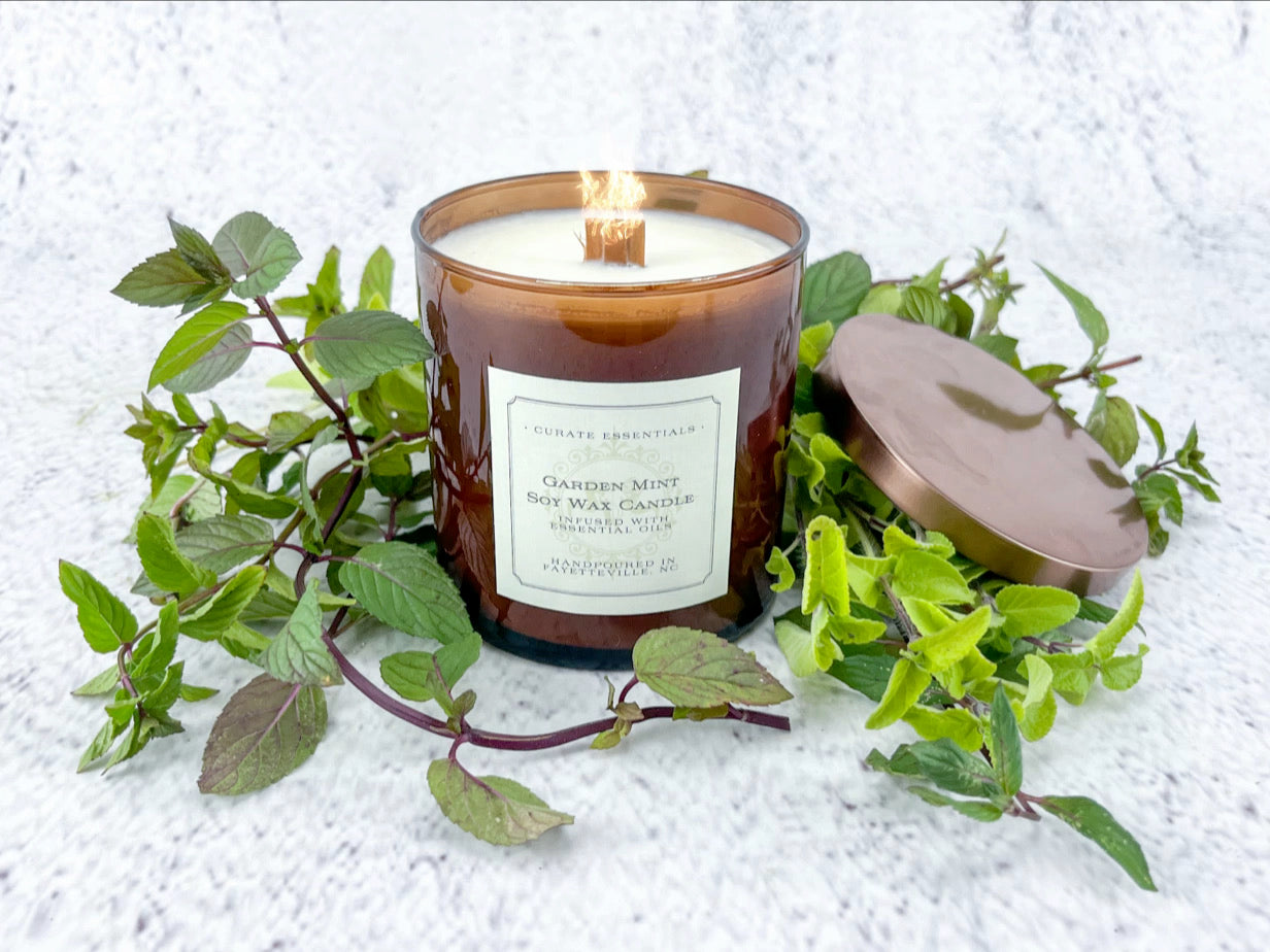 Garden Mint Soy Wax Candle