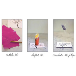 Flying Prayer/Wish Paper