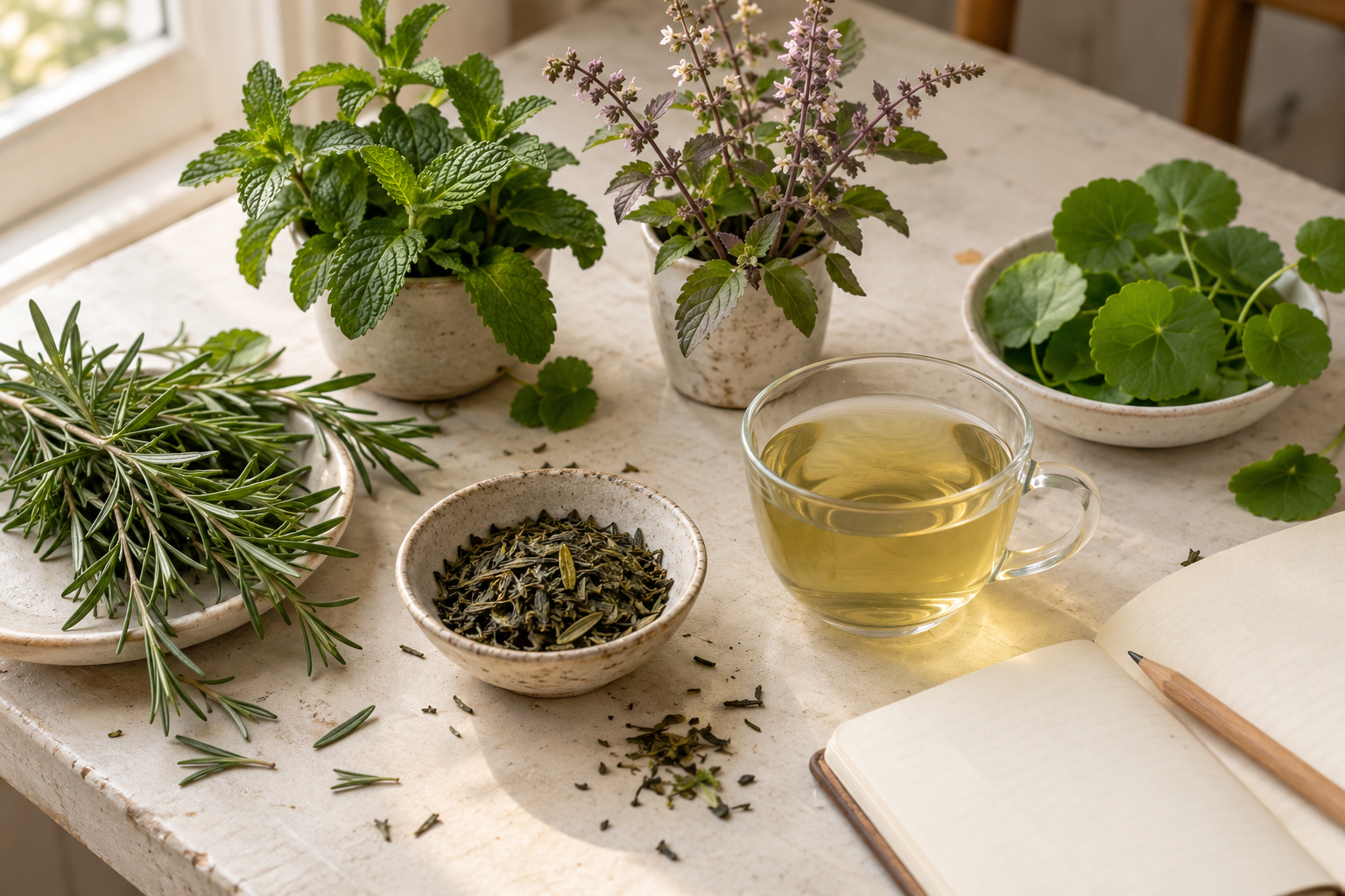 Herbs for Focus, Energy & Mental Clarity