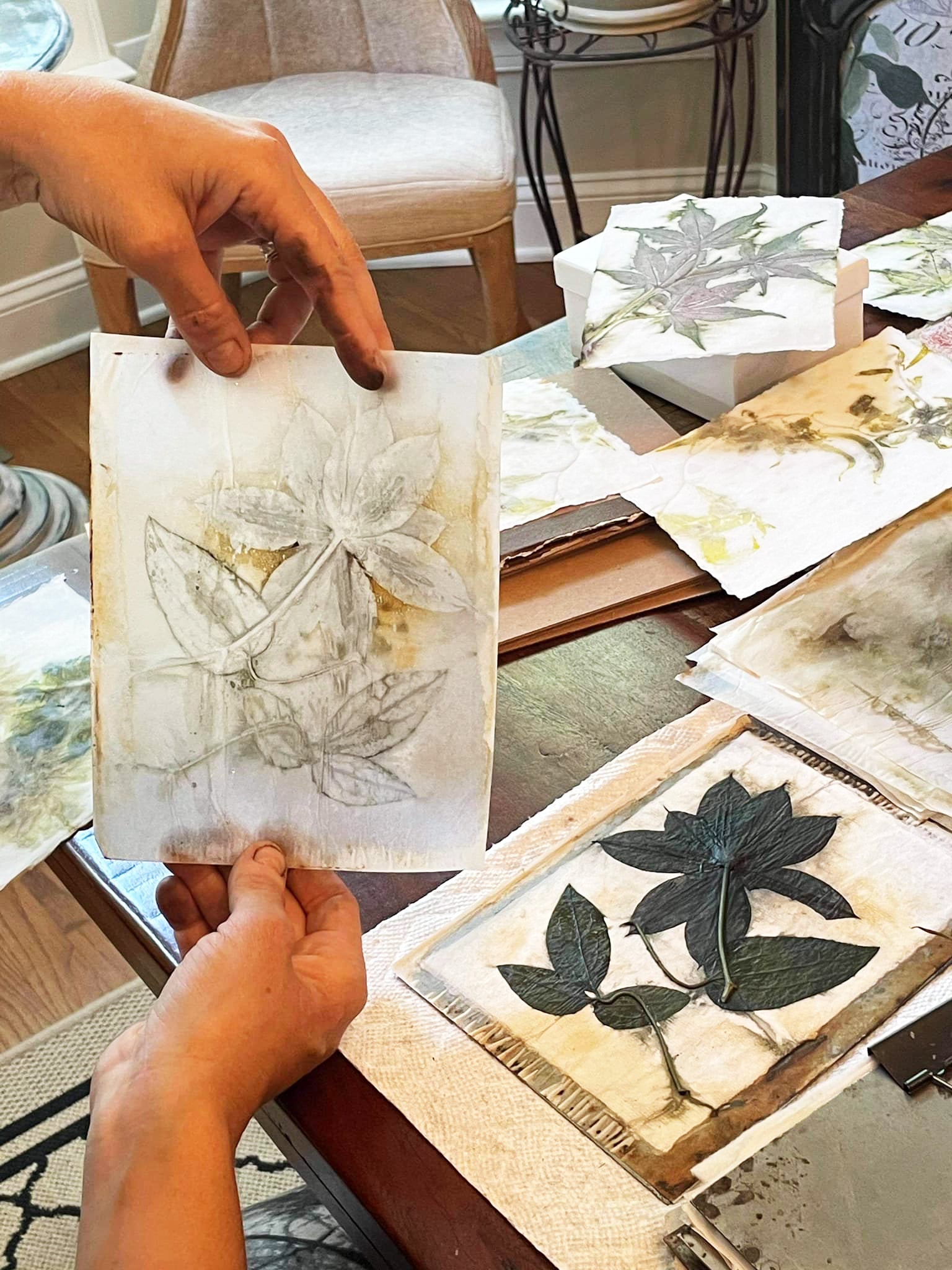 eco printing workshop for beginners