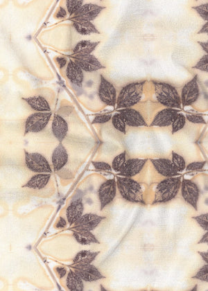 eco printed cotton scarf "leigh"