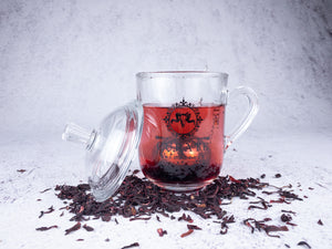 curate essentials glass tea cup