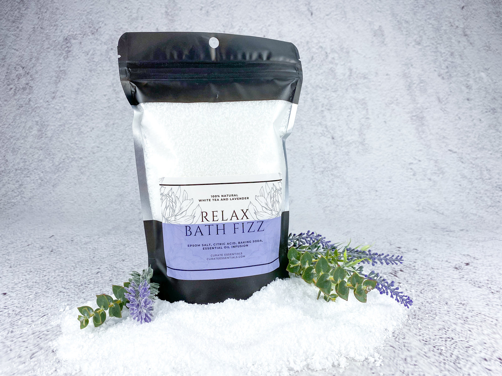 relax bath fizz