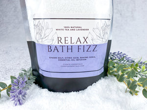 relax bath fizz
