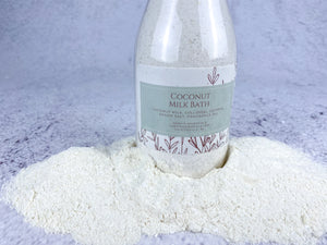 coconut milk- vegan milk bath