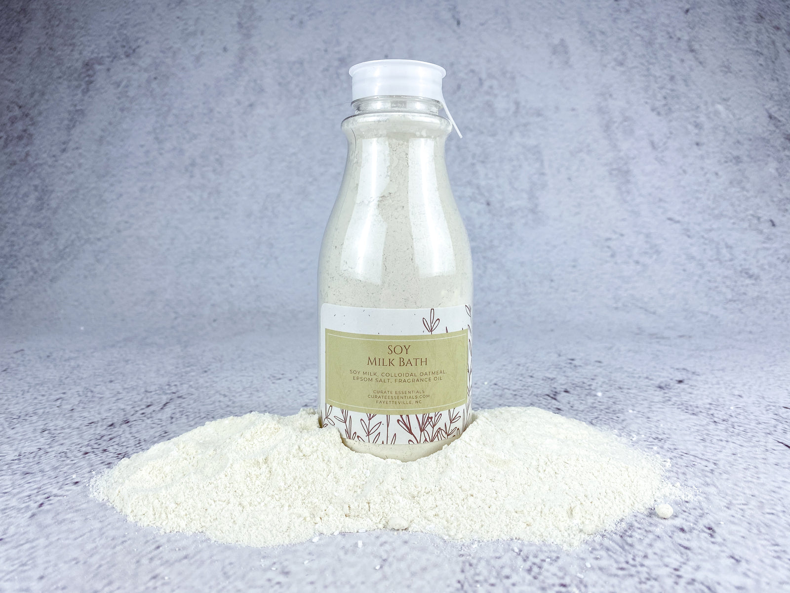 soy milk- vegan milk bath