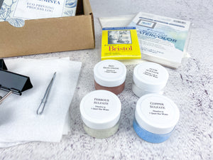 eco printing kit for cellulose fibers