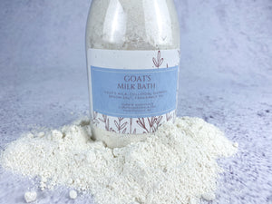 goat's milk- milk bath