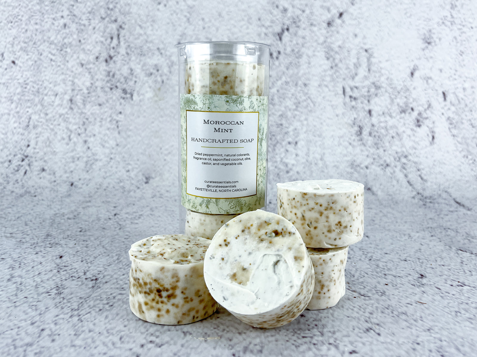 Moroccan Mint Soap Rounds