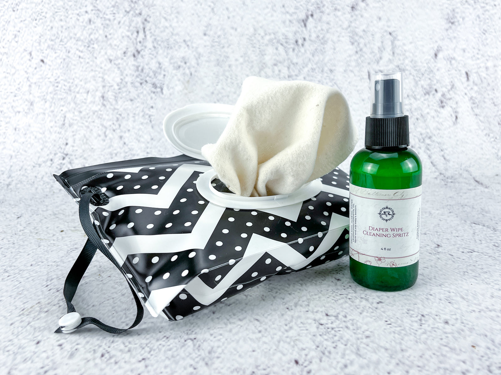 Reusable Diaper Wipe Kit