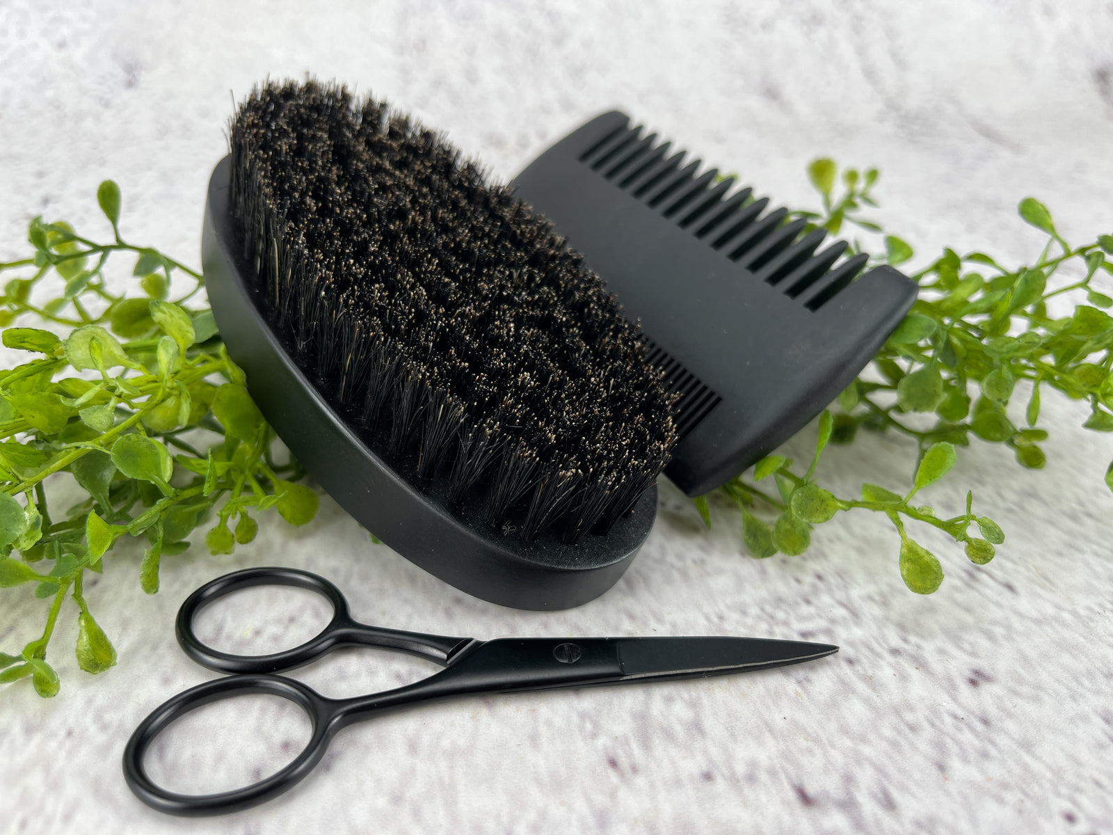 Beard Brush and Comb Set