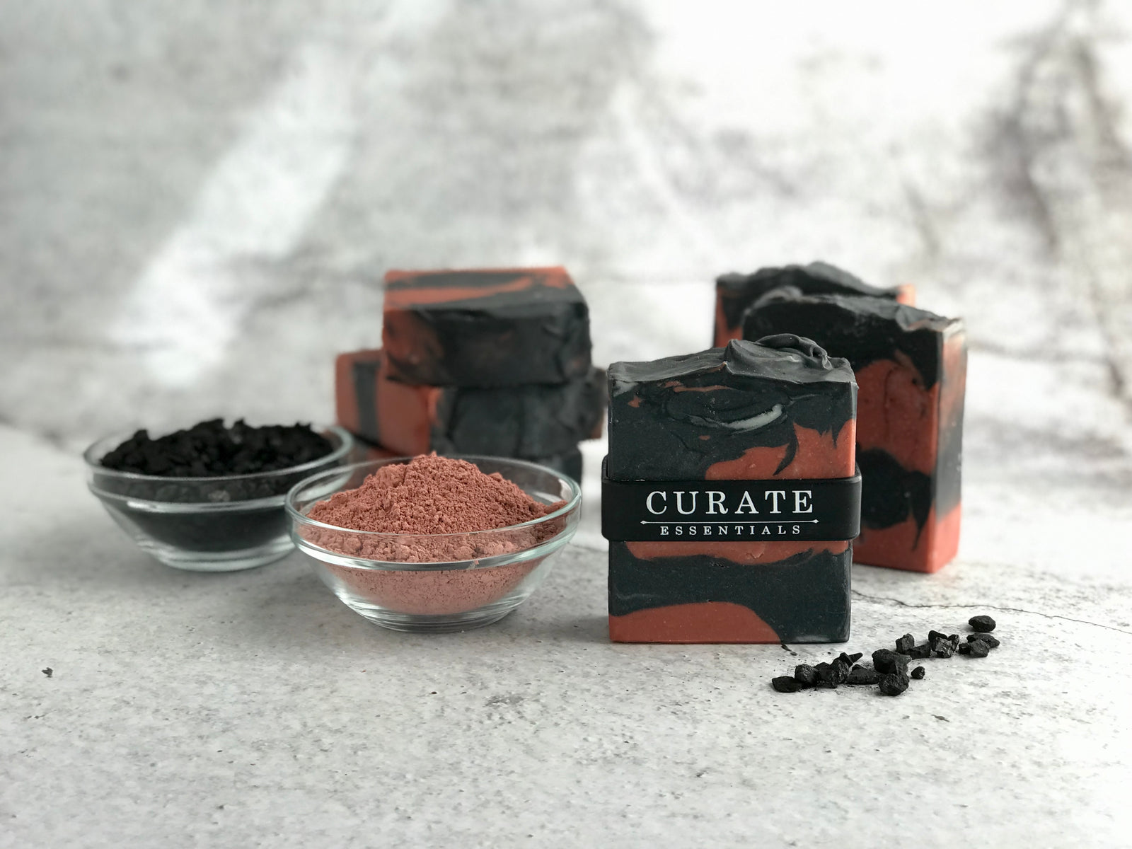 Rose Clay and Activated Charcoal Soap