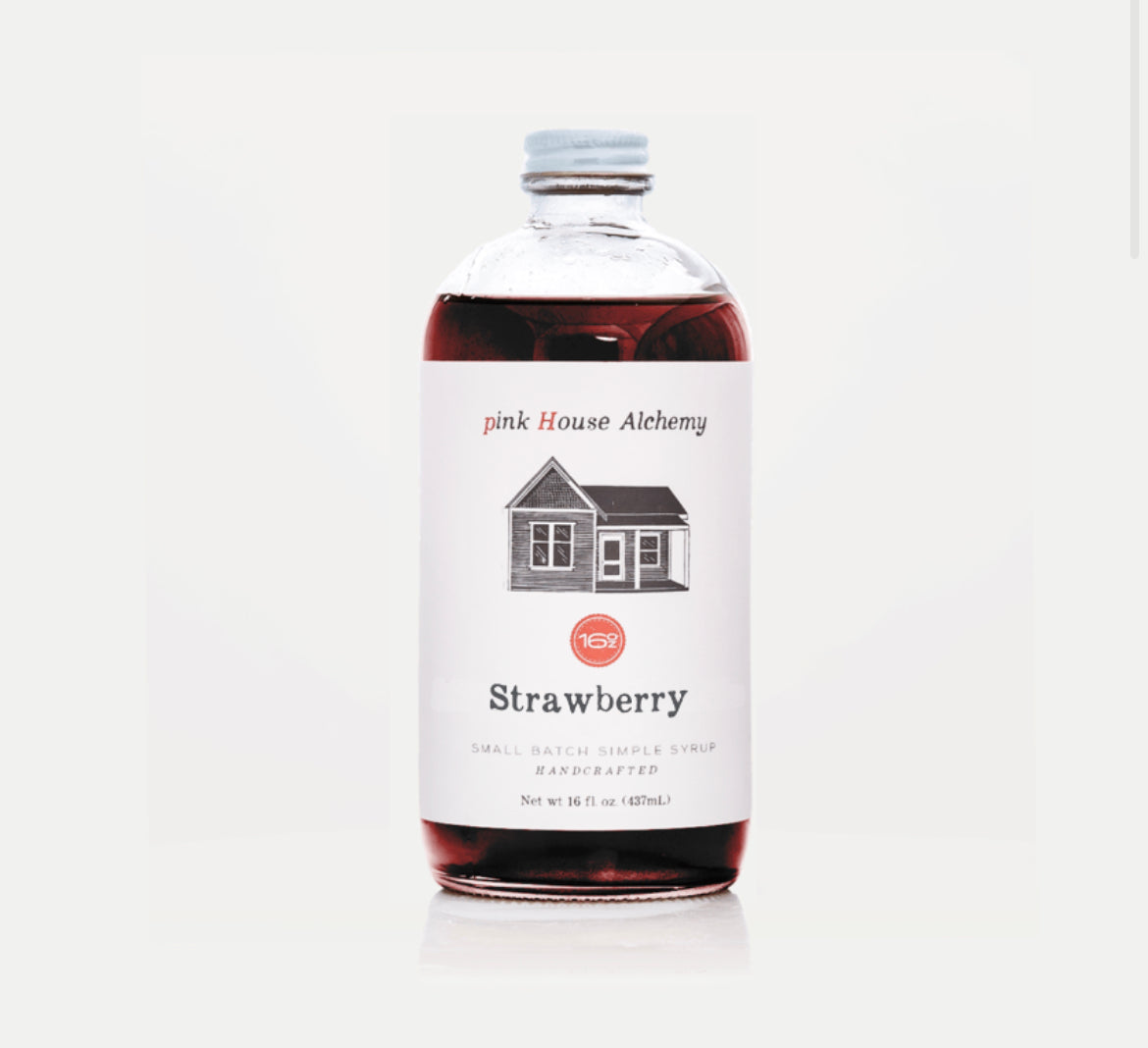 Strawberry Syrup Pink House Alchemy